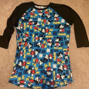 Mickey Minnie Mouse Disney Lularoe Randy Shirt S LLR